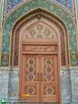 درب  ورودی مسجد،نمازخانه واماکن مذهبی چوبی سنتی گره چینی