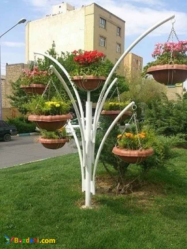 گلدان های طبقاتی کامپوزیت(فایبرگلاس)