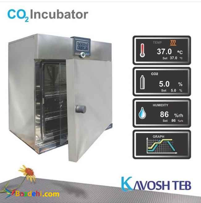 انکوباتور CO2(انکوباتور دی اکسید کربن) ساخت ایران