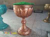 جام فایبرگلاس و گلدانهای پایه دار فایبرگلاس