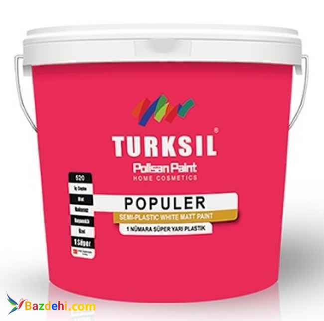 رنگ نیم پلاستیک درجه1با اجرای آسان(سوپر)