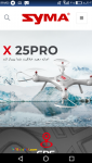 فروش کوادکوپترحرفه ایx25pro